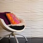 織り目加工のリサイクルされた装飾的な 3D 壁パネル/商業壁板タイル