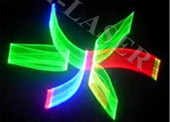 第 2/3D 512 SD カードが付いている多色の RGB ディスコ DJ のレーザー光線 1200MW