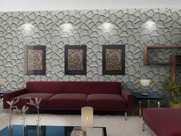 壁の芸術 3D の居間の壁紙、ソファーの背景のための現代 3D 壁パネルを作って下さい